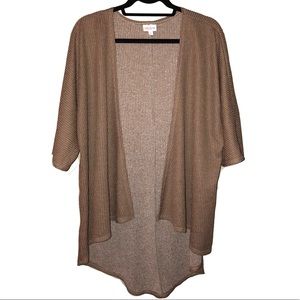 LuLaRoe Lindsay Kimono Ribbed S